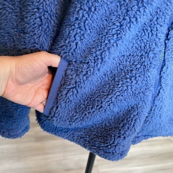 Columbia PFG Fuzzy Blue Full Zip Jacket Size Small - Picture 6 of 8